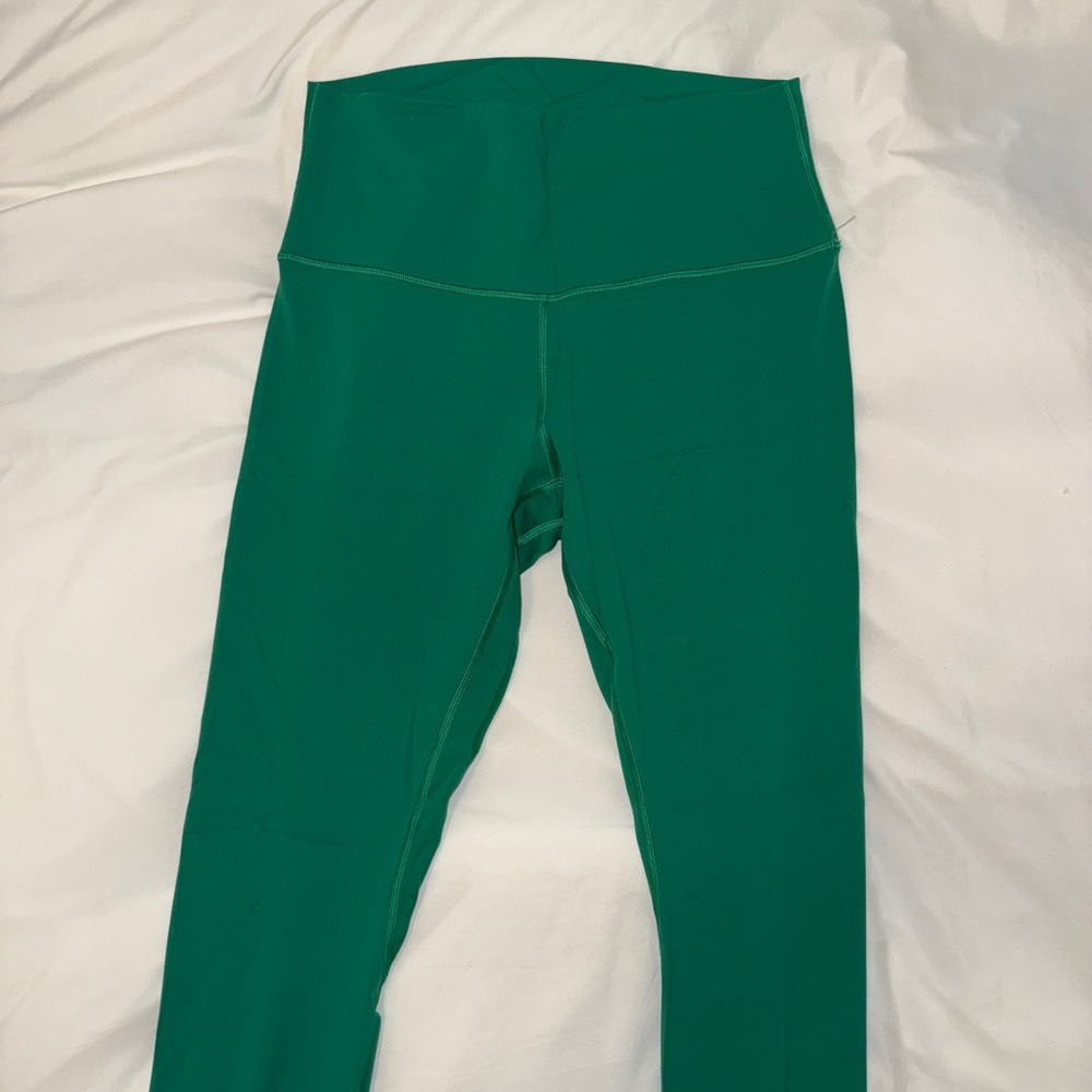 Raceway Green Lululemon Leggings